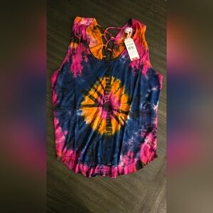 Earthbound Trading Tie-Dye Sleeveless Top "Read Description"